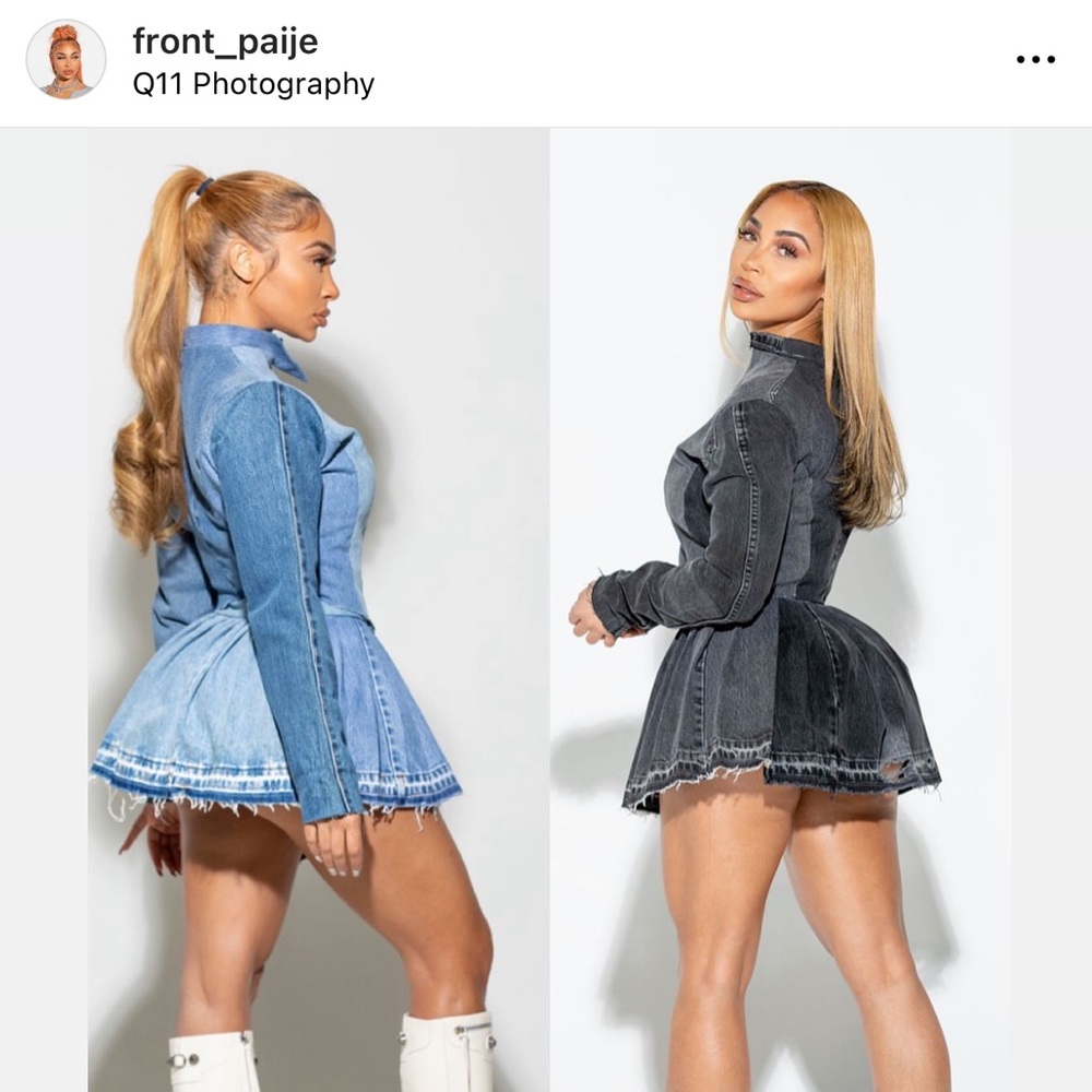 Front Paige Custom Denim Set